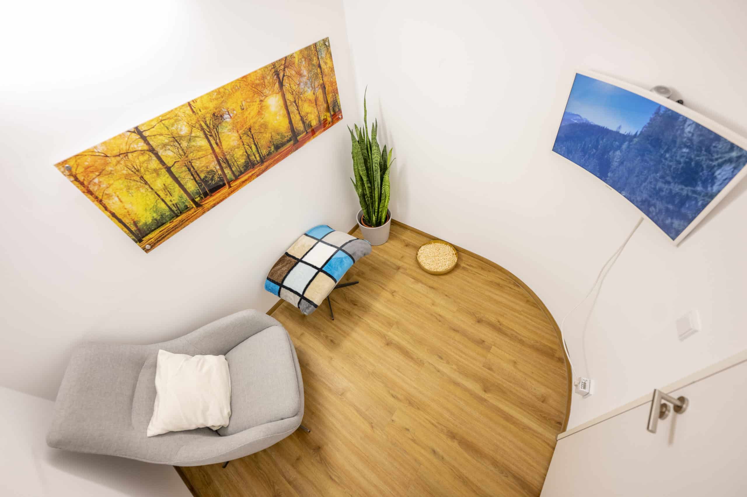 Ruheraum für Patientinnen und Patienten nach OP.