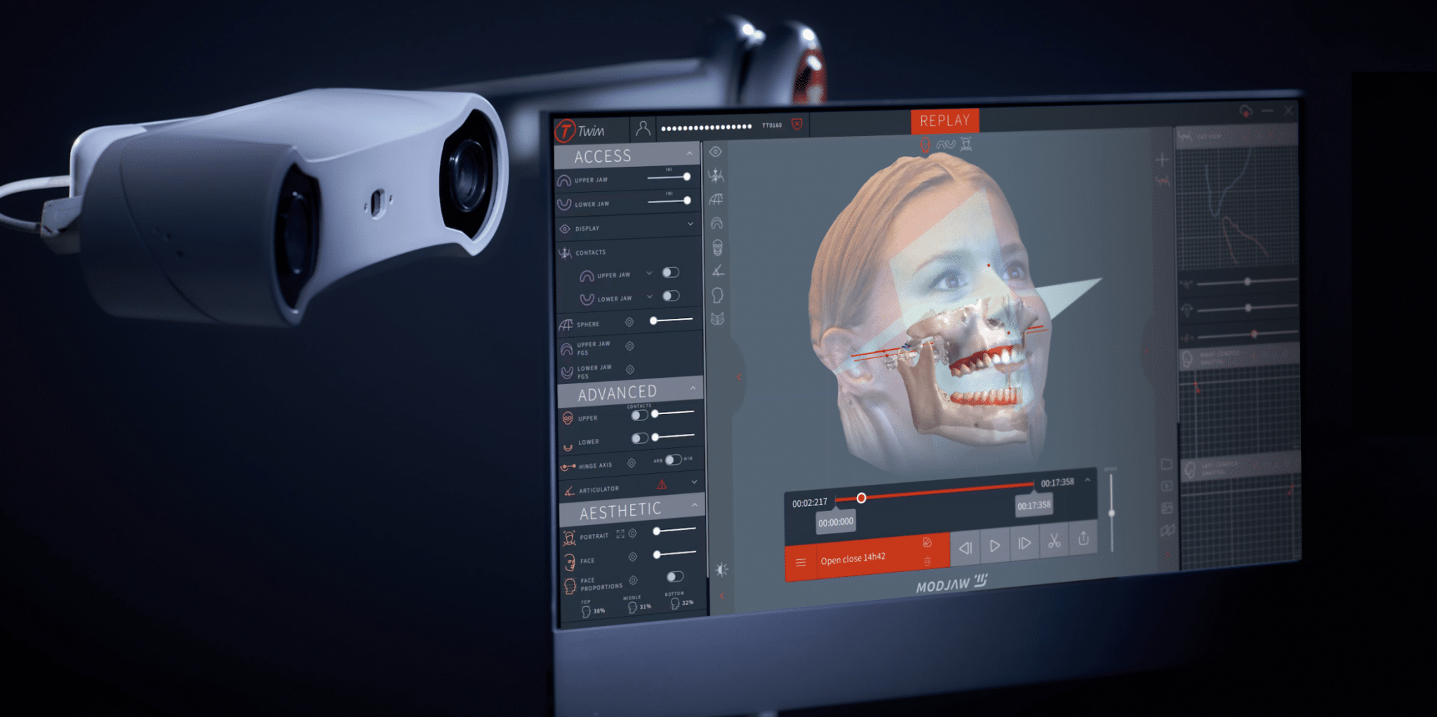 Mit dem Einsatz der innovativen Technologie der ModJaw-Funktionsdiagnostik können wir in der Praxis Dr. Geiger Augsburg Zahngesundheit nachhaltig sichern.